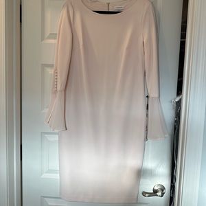 Calvin Klein NWT pale pink dress size 12